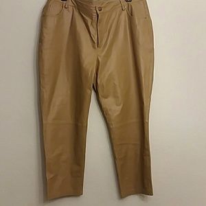 jessica london leather pants